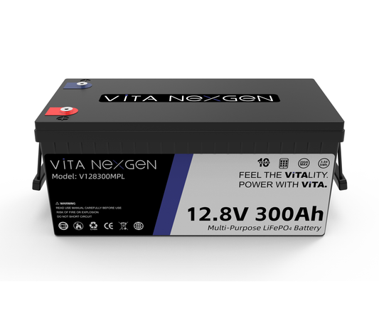 Vita NexGen 12V (12.8V) 300Ah Multi-Purpose Lithium Battery - V128300MPL