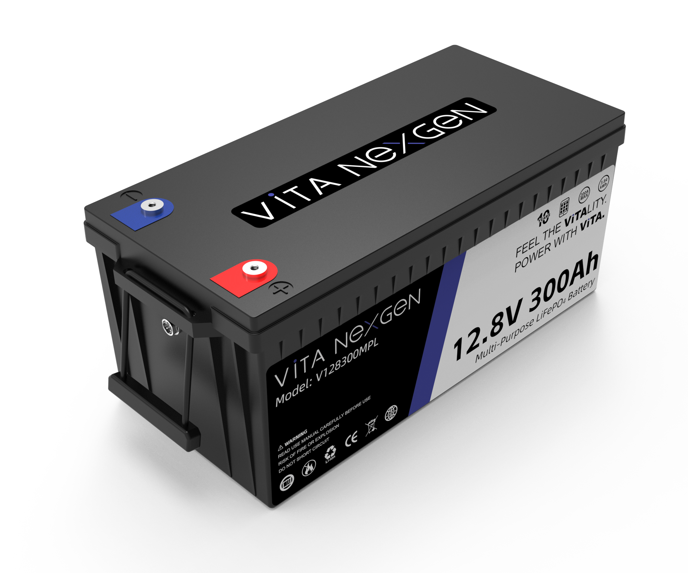 Vita NexGen 12V (12.8V) 300Ah Multi-Purpose Lithium Battery - V128300MPL